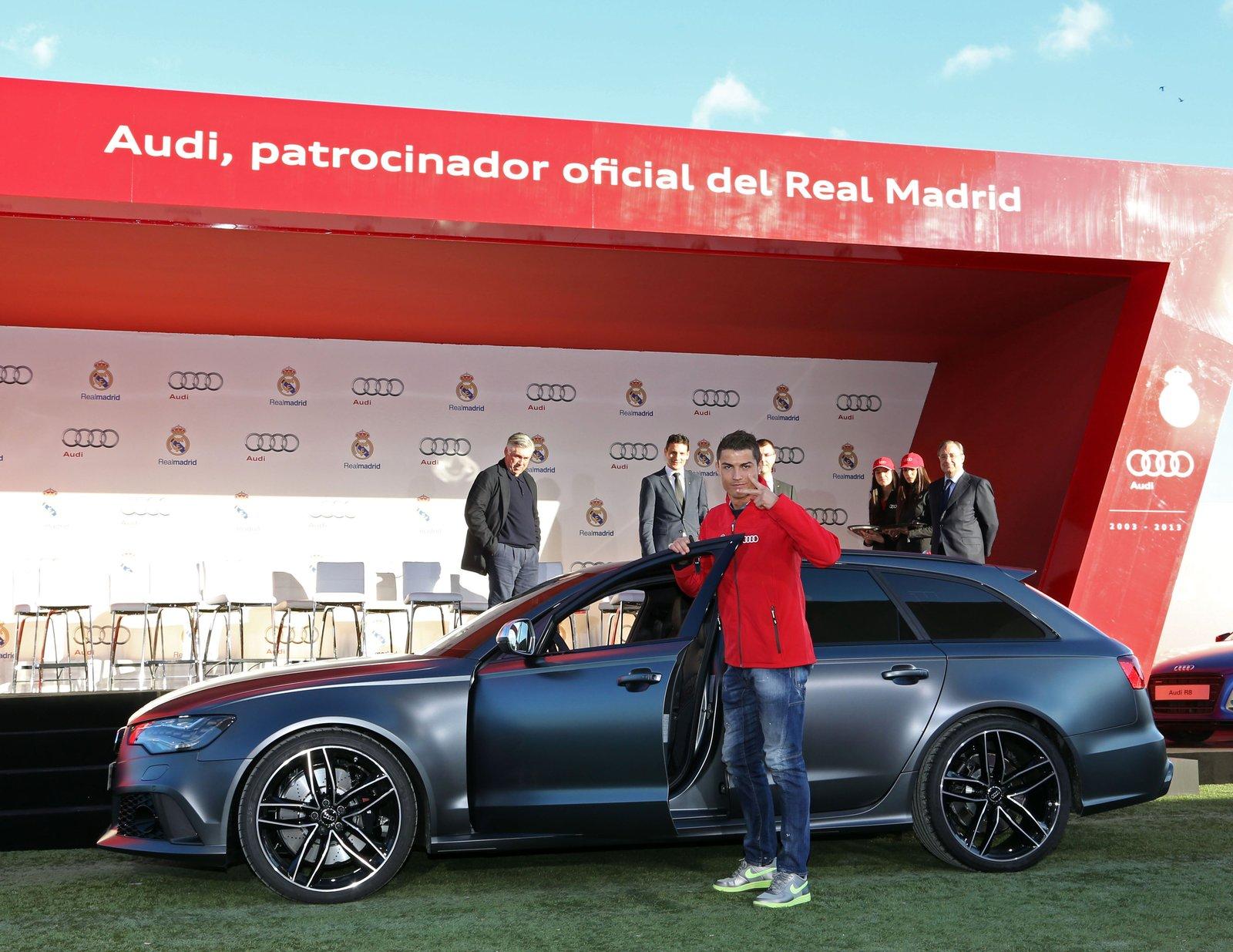 Cristiano Ronaldo riceve la sua RS6 Avant