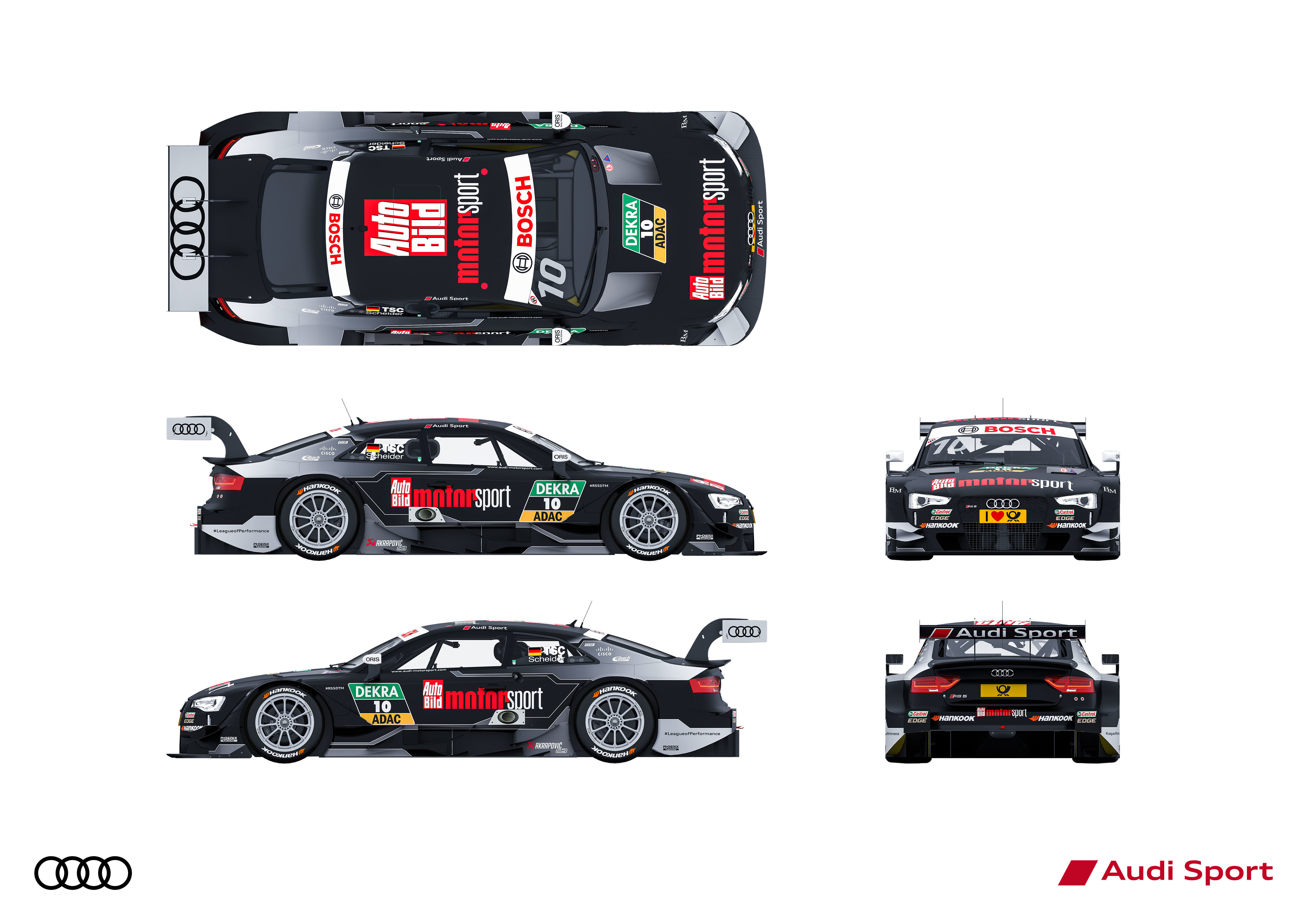 AUTO BILD MOTORSPORT Audi RS 5 DTM #10 (Audi Sport Team Phoenix), Timo Scheider