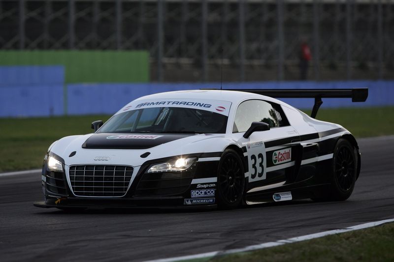 La vecchia Audi R8 LMS di Albuquerque nel GT Italiano