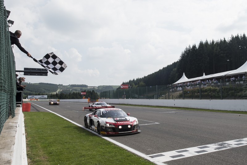 Arrivo della 24h Spa 2014